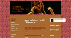 Desktop Screenshot of orientalischer-tanz-regensburg.de
