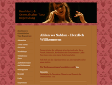 Tablet Screenshot of orientalischer-tanz-regensburg.de